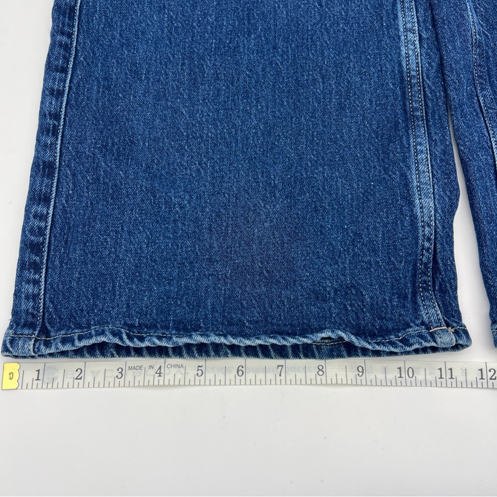 BDG Urban Outfitters A-Wide Skater Baggy Hi Rise Jeans Size 25 Dark Wash - Picture 10 of 12